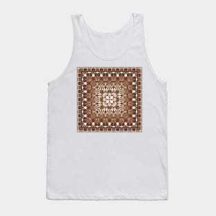 Bright square arabic ornate pattern Tank Top